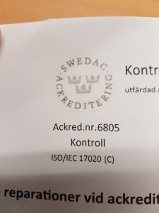 Ackrediterad Ackrediterad